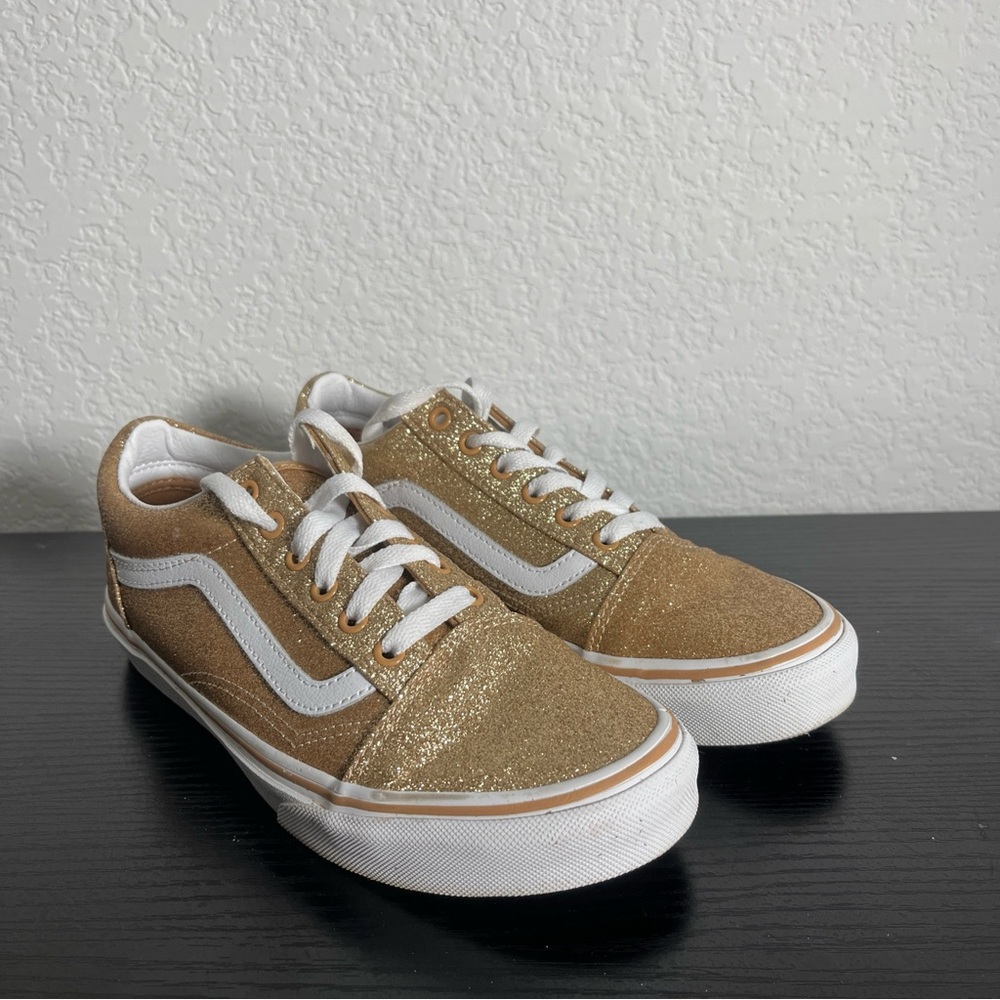 COPY - Girls size 5 gold vans